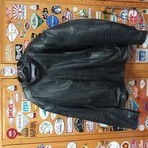 Xelement Leather Motorcycle Jacket 4XL